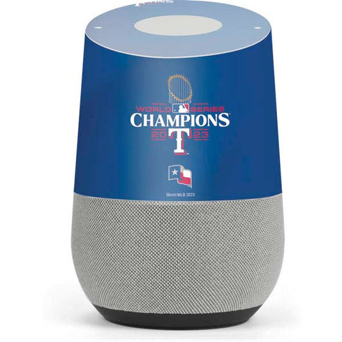 2023 World Series Champions Texas Rangers Google Home Skin
